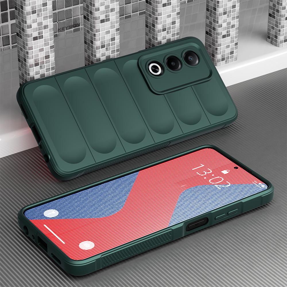 KEYSION Shockproof Matte Case for OPPO A3 Pro 5G A60 4G Anti-skid Soft Silicone Phone Back Cover for OPPO A60 4G A3 Pro 5G