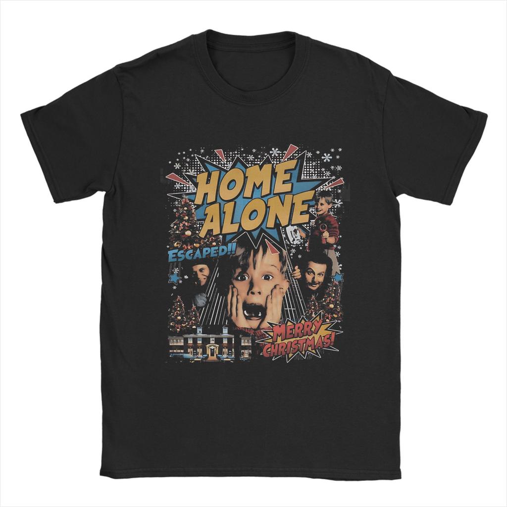 THE ORIGINAL Kevin Home Alone TShirts for Unisex Humorous 100 Cotton Tees Crewneck Short Sleeve T Shirts Gift Tops