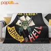 The Clash Straight To Hell Logo Zespołu Ultra-Miękki Koc Pikowany Zimowy Pokrowiec na Sofę Pokrowce na Łóżko