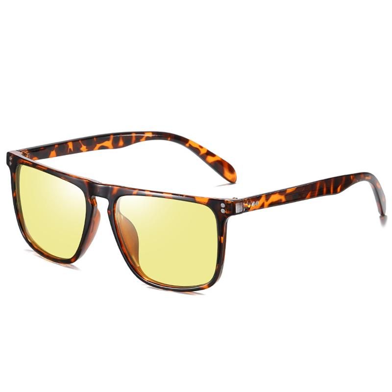 Flat Top Square Glasses Stylish Sports Eyewear for Car Running Driving Travel and Fishing Sunglasses 0 -0.5 -0.75 -1.0 To -6.0