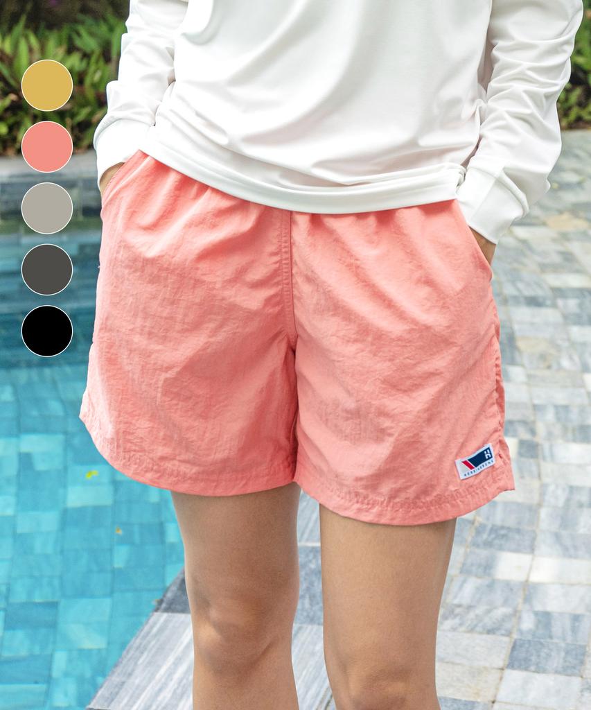 Helingbon Women'S Basic Swim Shorts Plus Size Nylon Pants (5 Colors) / Ae300W (A Type)
