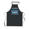 Kitchen Apron - PLANETEE - Robert Parfait - Black - 90x60 Cm - Breton Print