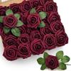 Rosensteckschaum-Bouquet-Accessoires mit Stiel für Hochzeitsdekorationen, für drinnen und draußen