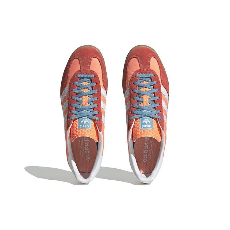 adidas Gazelle Indoor Beam Orange Gum Unisex Sneakers Cloud-White HQ9016