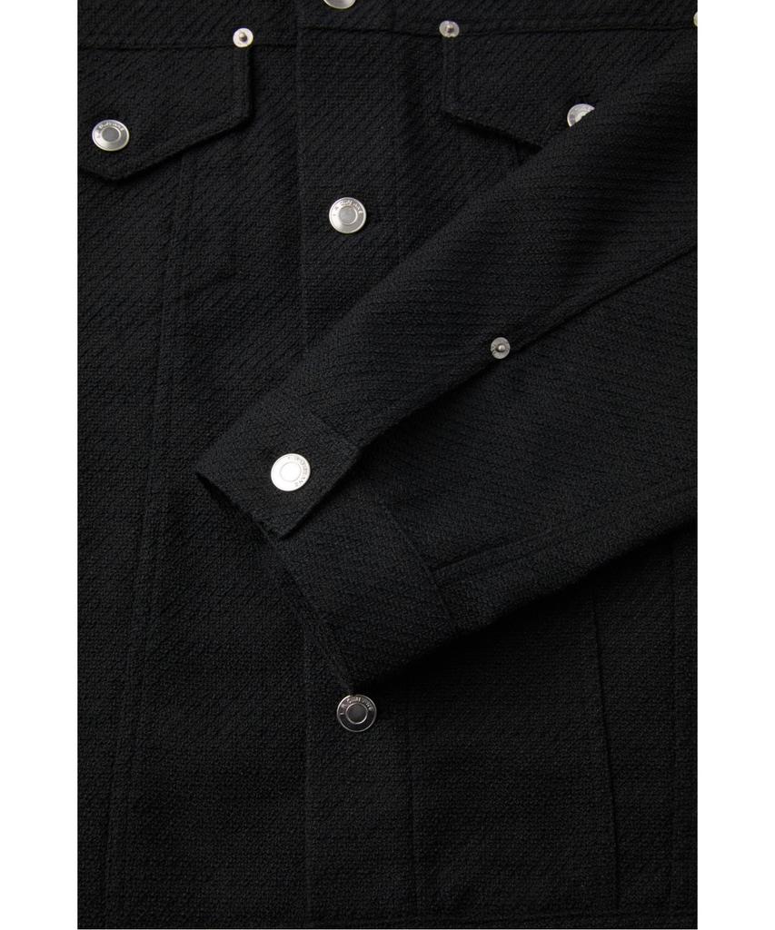 Iro Tevone Twill Cotton Trucker Jacket Irjas26003Bkx