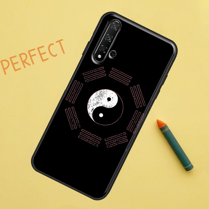 Eight Diagrams Taiji Yin Yang For Huawei Nova 10 9 SE 11 Pro 12i 11i 8i Y60 Y70 Y90 Y61 Y91 Y72 Y73 P20 P40 P30 Lite Case