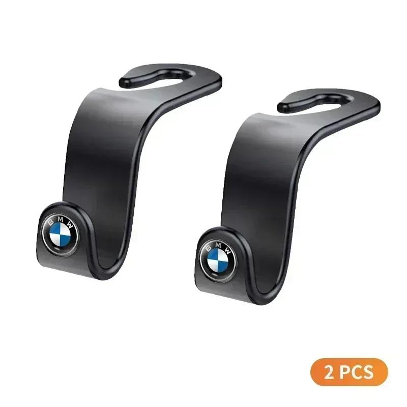 New 2025 E90 For BMW 1/2Pcs Auto Seat Headrest Hook Storage Hanger For BMW M M3 M5 F10 F30 F20 E28 E30 E34 E36 E39 E46 E91