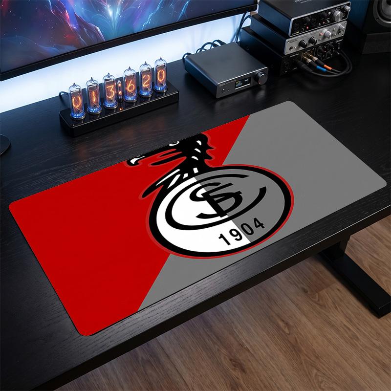 SC Freiburg FC Temamönster Musmatta, Fotbollslogotyp Design XXL Spelbordmatta Halkfri Dator Musmatta