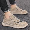 Mens Shoes 2025 New Summer Breathable Mesh Sports Leisure Anti Slip Lightweight Soft Soled Trendy Top Layer Outdoor Running Shoe