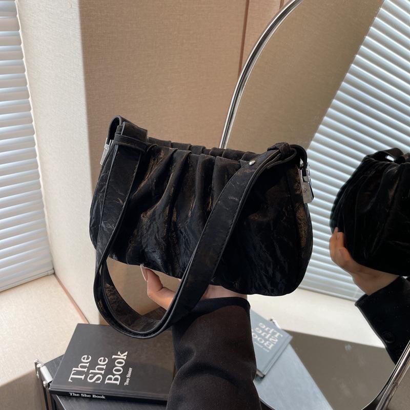 Bag Women's New PU Trendy Versatile Messenger Bag Fashion Casual Shoulder Underarm Bag