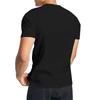 Europäische Größen T-Shirt Ikonisches Horrorfilm-Gesicht & Unterschrift Weiches atmungsaktives T-Shirt mit Michaels Gesicht & Design Lässiges Outfit & Kostümparty-Outfit für Männer