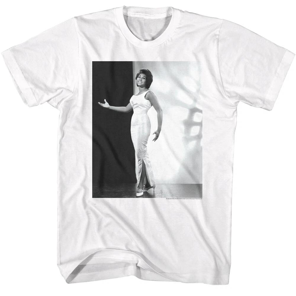 Aretha Franklin Elegant Live On Stage Men's T Shirt Queen Of Soul Music Merch