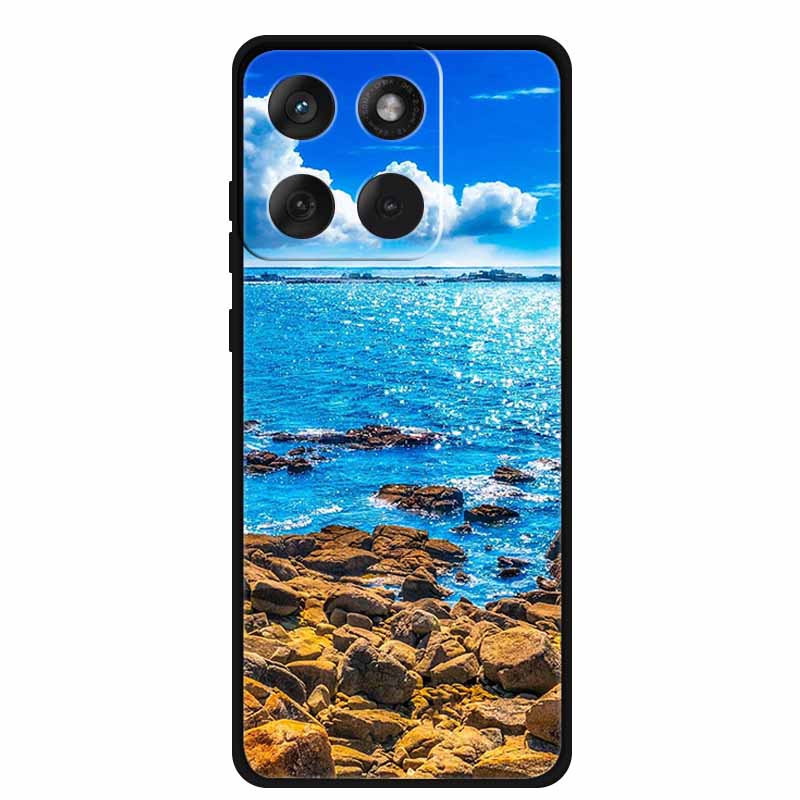 For Motorola Edge 70 5G Case 2025 Fashion Black Silicone TPU Soft Phone Case For Motorola Moto X70 Air 5G Back Cover Case Fundas