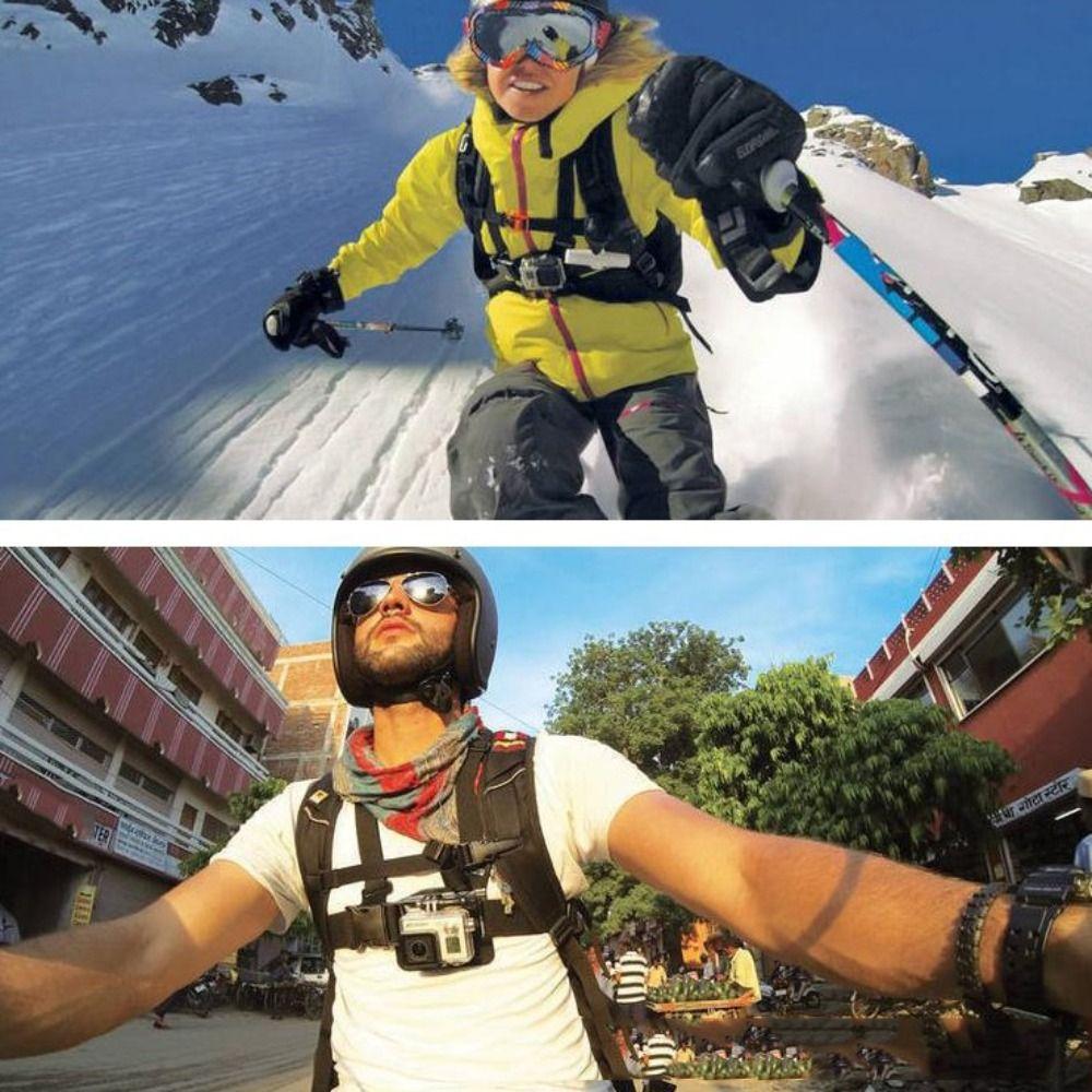 Mit Brustgurt Brust Handyhalter Action-Kamera Halterung für GoPro/iPhone/Samsung