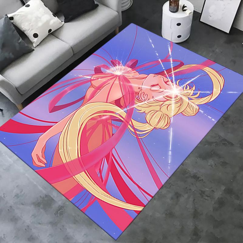 Sailor Moon Chair Mat: Office Carpet, Oversized Rug for Home Decor, Sofa Mat, Desk Protector, Gift Idea for Any Room0126A