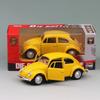 Klassisches VW-Käfer-Bug-Vintage-Automodell aus Druckguss im Maßstab 1:36, Spielzeugfahrzeug zum Zurückziehen für Kinder und Erwachsene als Geschenk