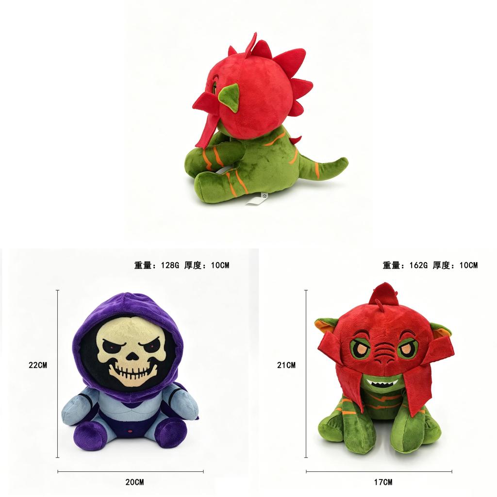 Masters Of The Universe Plush Toy Skeletor Stuffed Animal For Kids And Collectors