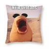 Marcus The Worm Funny Memes Pillowcase Printing Polyester Cushion Cover Decor Pillow Case Cover Chair Square cm