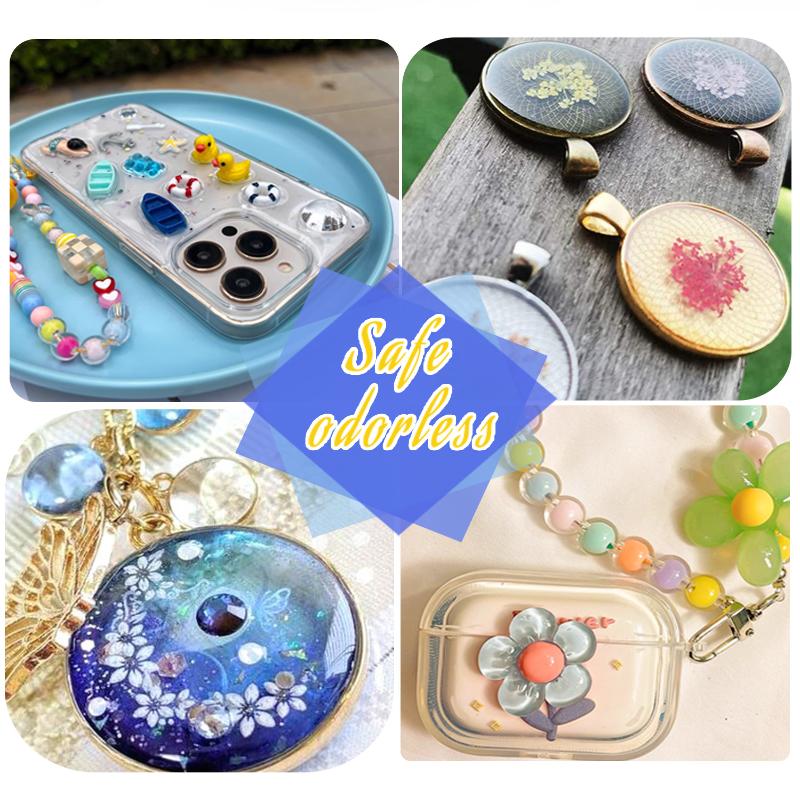 20G/30G/50G Uv Epoxy Resin Glue Diy Jewelry Making High Transparency Fast Drying High Hardness Glue Uv Lamp Diy Craft Decor