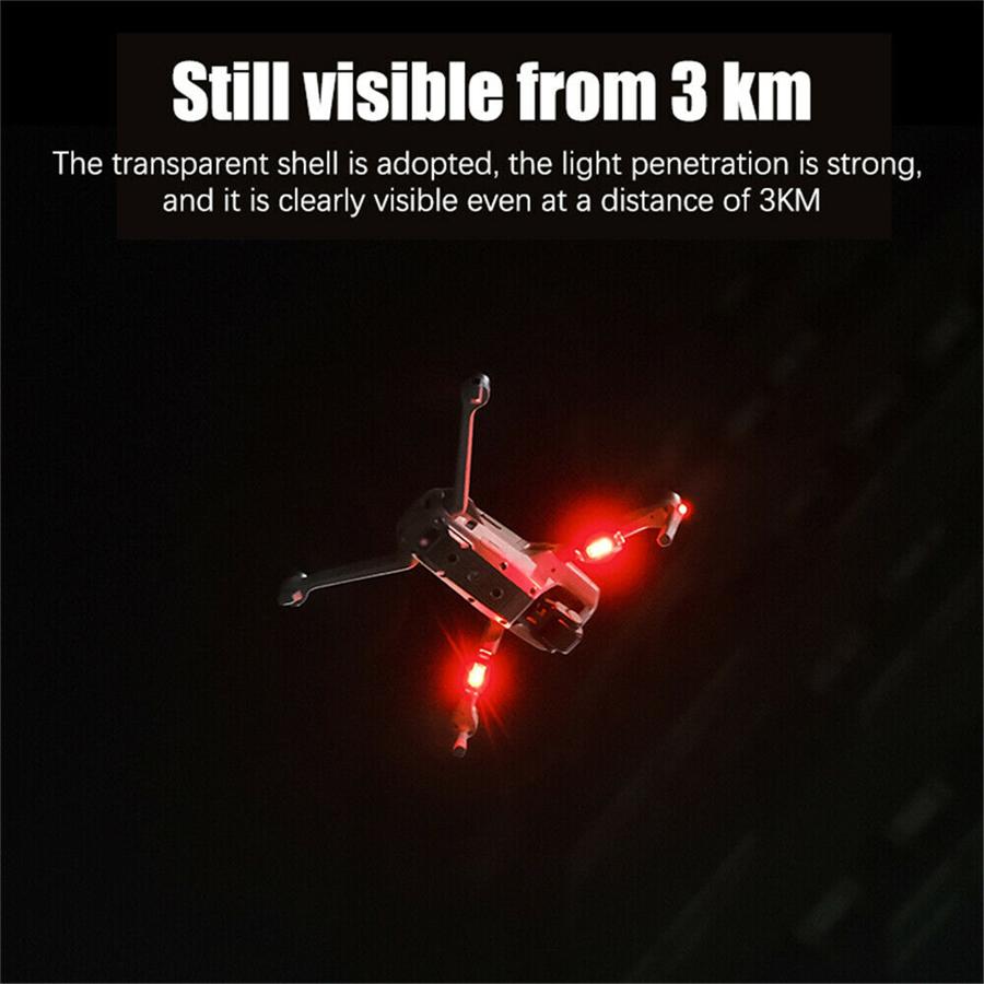 4 Colors Motorcycle UAV Night Drone Strobe Flashing Pilot Light Rechargeable New