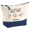 Trousse de maquillage - PLANETEE - Affaires de Nail Art Viviane - Grand format - Coton - Impression HD France