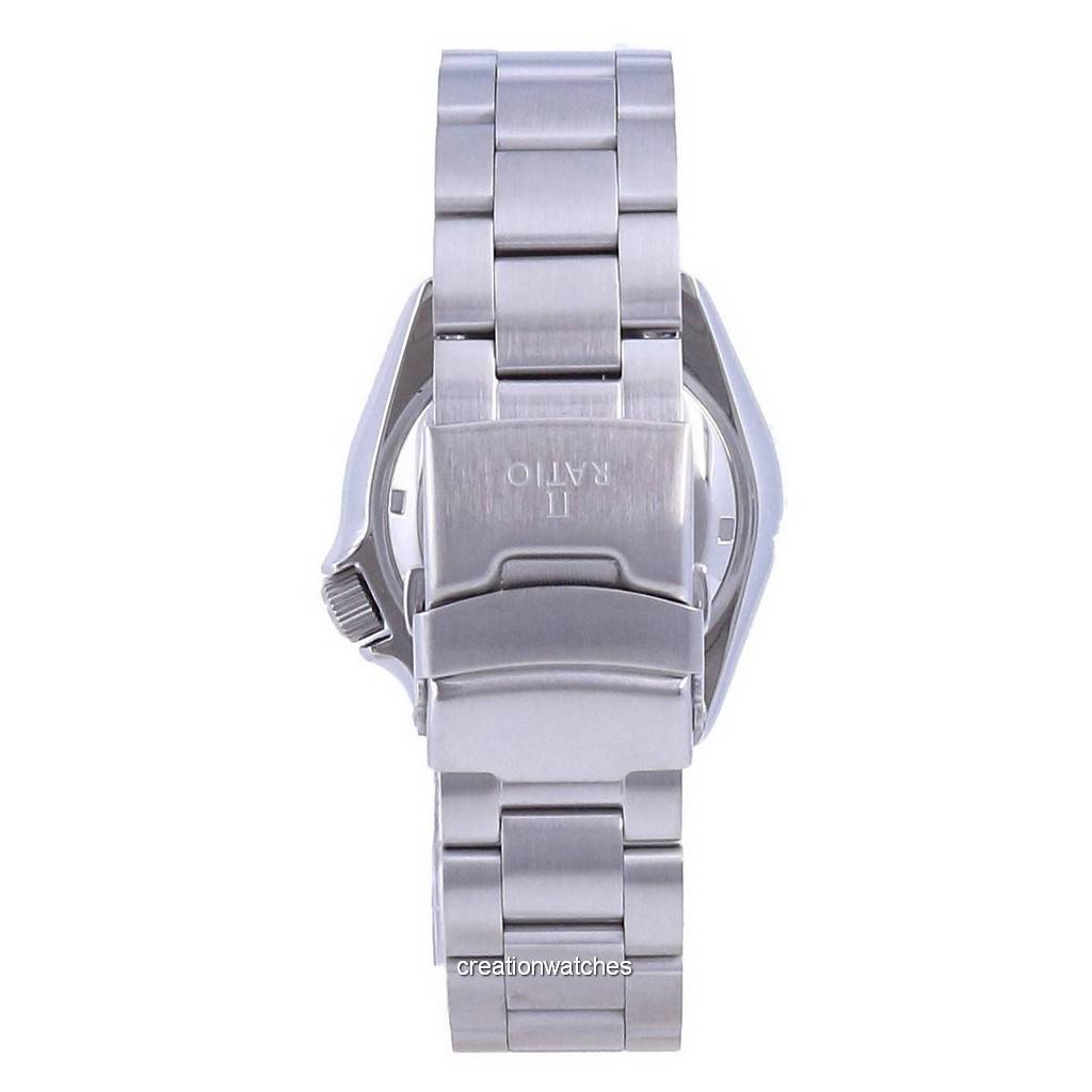 RATIO FreeDiver Black Dial Sapphire Crystal Stainless Steel Automatic RTA100 200M Men's Watch