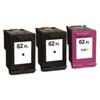 Pachet 3 cartușe pentru HP 62XL 2 x Negru și 1 x Color Compatibil OfficeJet 8040