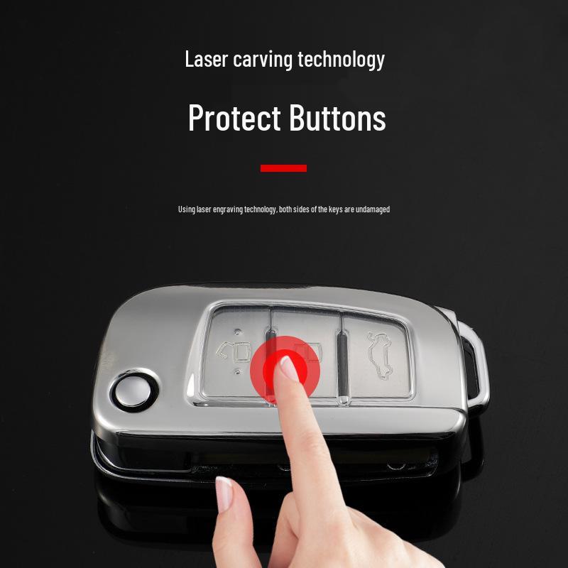 Étui de clé pliante Geely Auto - Vision X3, King Kong, Panda S1, Vision X1 Coque de protection