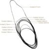 10Pcs Turntable Belt for Record Player Belt Replacement Rubber Flat Drive Belt Repair Turntable Belt 190-471mm