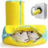Durable Shoe Washing Bag Suitable For All Shoe Types - Sturdy Polyester Zipper Closure, Plush Lining Interior Protective Laundry Bag, Reusable