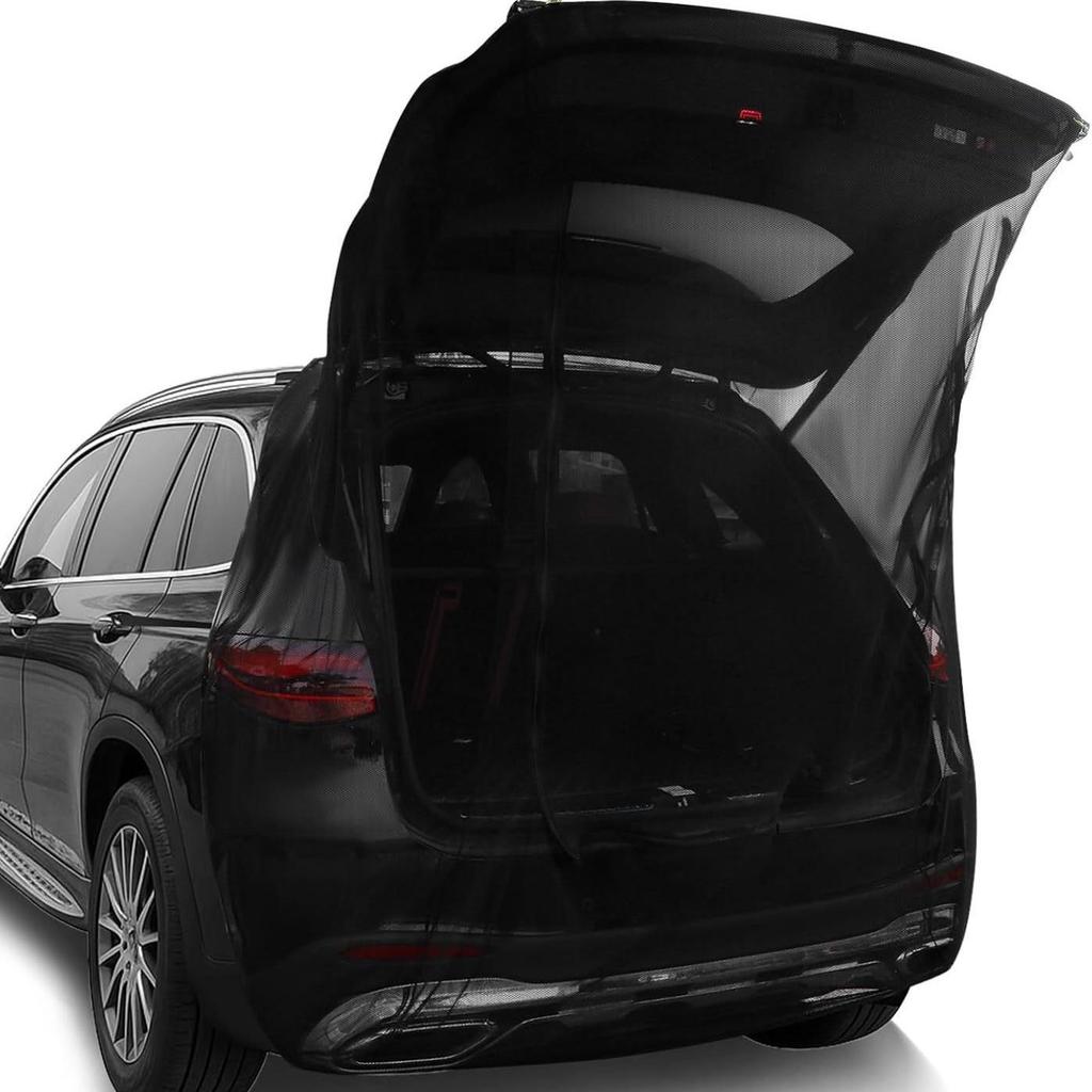 Car Tailgate Mosquito Net: Self-Driving, Anti-Insect Mesh Bag for Outdoor Camping – Breathable Trunk Cover