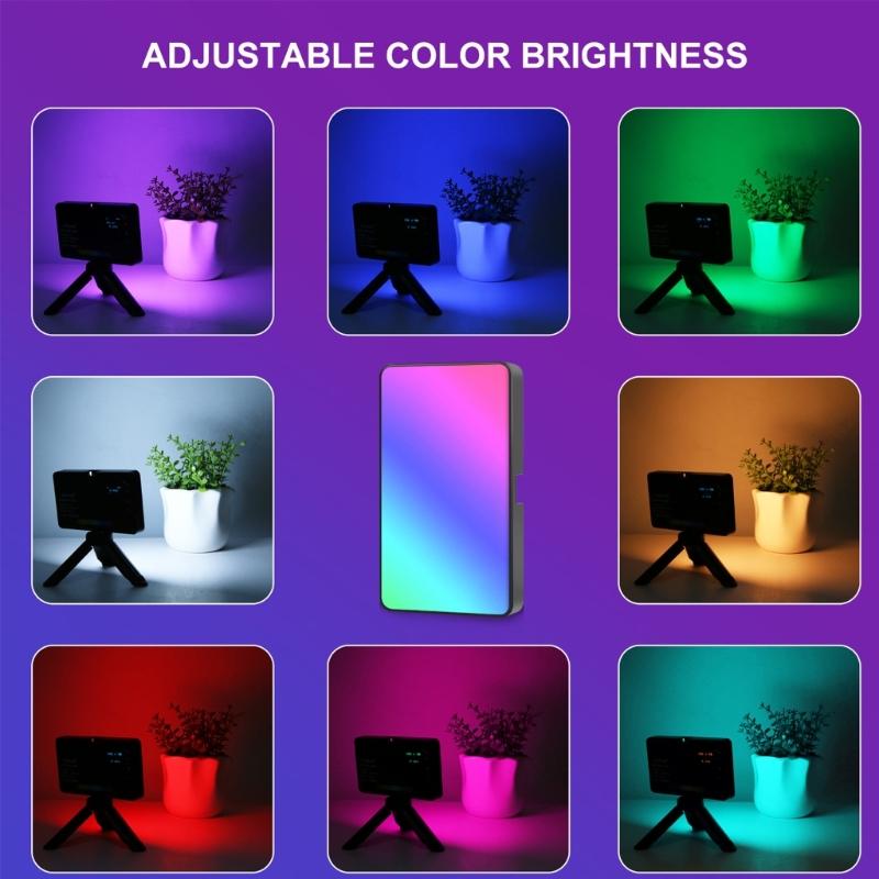 Handheld Camera Light Rechargeable USB C Powered Mini Photography Lighting For Video Photoshoots Live Broadcast