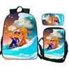 3pcs Dog Man Backpack Men Teens Port Travel Knapsack Students School Shoulder Bag Dogman Trend Laptop Rucksack