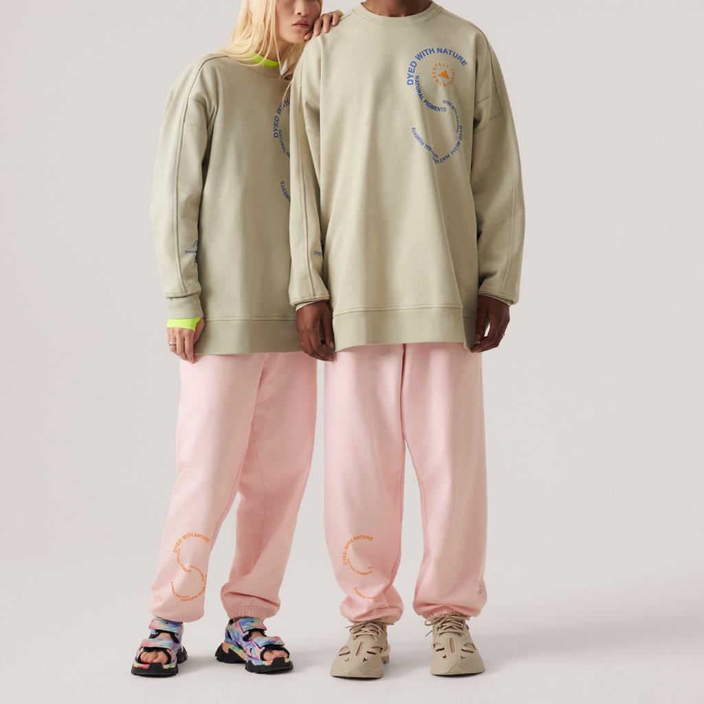 adidas × Stella McCartney Stella McCartney Sportkläder Sweatpants Unisex Bokstavstryck Casual Unisex Underdelar Rosa IA7723