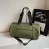 Nylon Zipper Hot Sale Travel Bag Large Capacity Solid Color Simple Fashion Shoulder Bag Soft Traveling Crossbody Bag