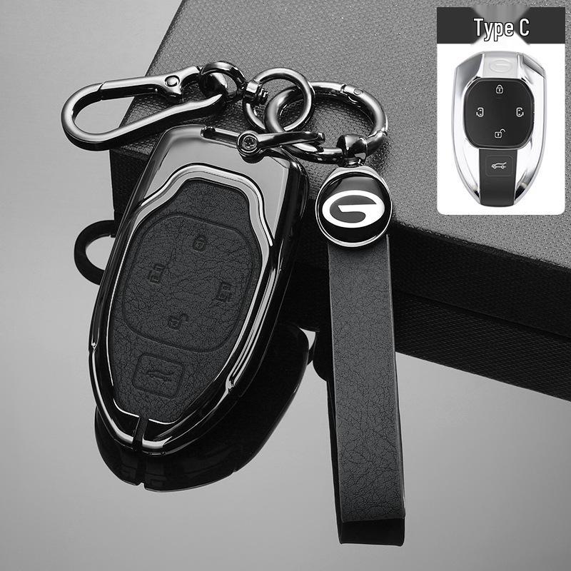 Metal Key Case Protective Cover for GAC Trumpchi Models: GS4, GS3, GS5, GS7, GS8, GA3S, Vision, GA4, GA6.