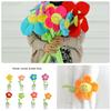 Creative Floral Curtain Holdback Soft Short Plush 8 Colors 3 Sizes Easy To Use