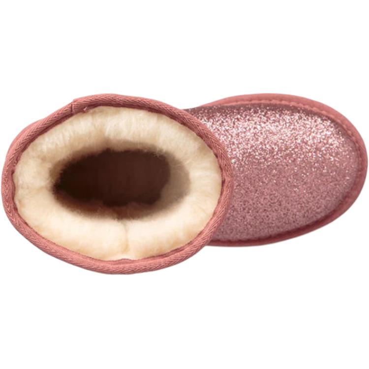 UGG Classic Short Ii Glitter Boot Comfortable Simple Soft Non-Slip Warm Kids Boots Kids Boots Pink 1111852T-PINK