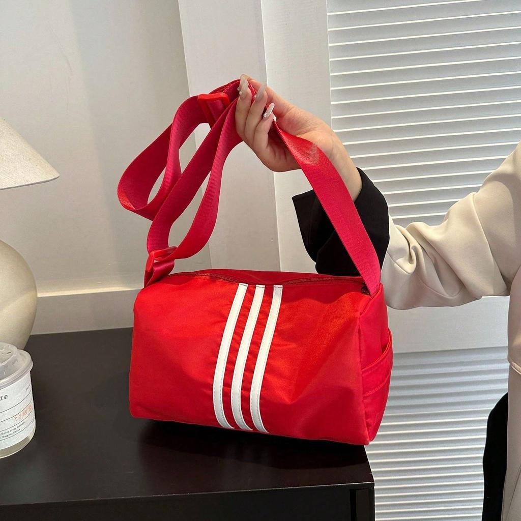 New Fashion Shoulder Bag, Korean Version of Trendy Casual Commuter Messenger Bag, Small Square Bag Men's and Women's Backpack