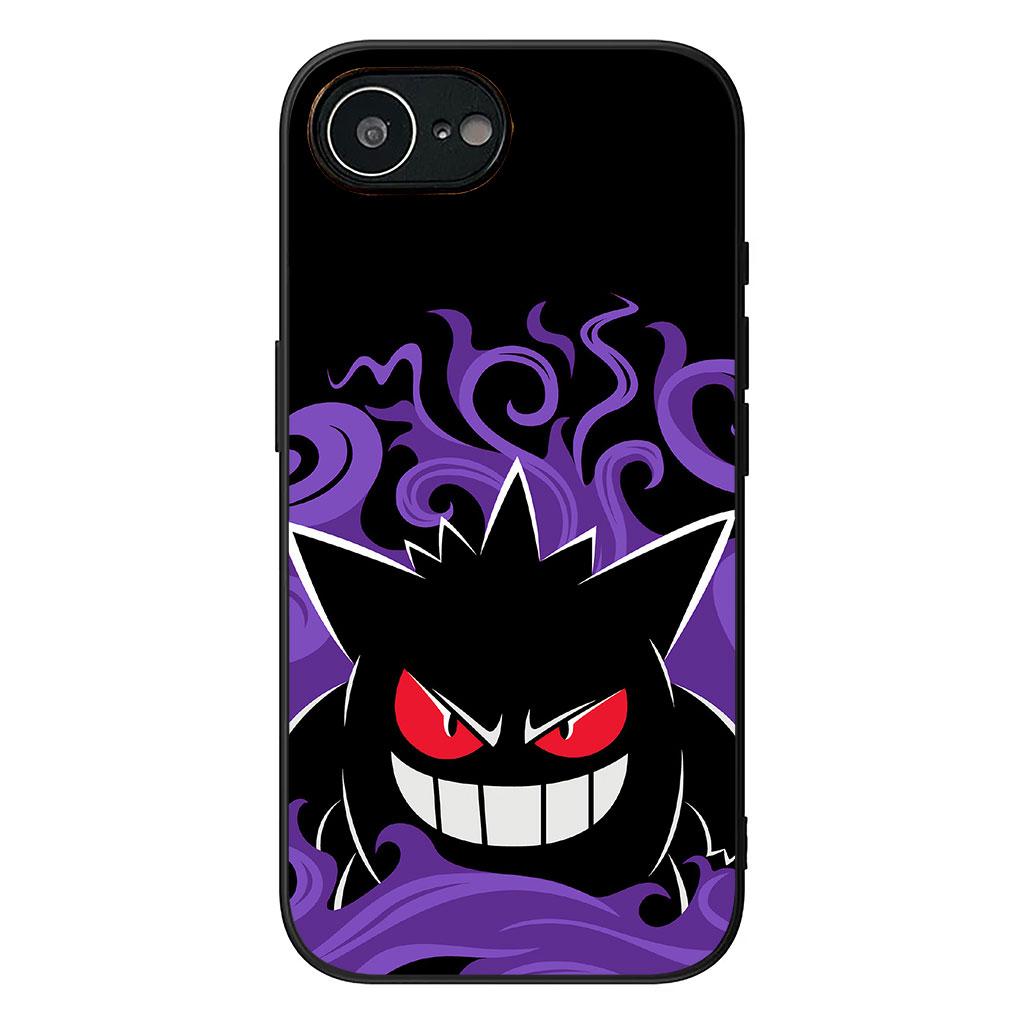 P-Pokemons GO P-Pikachus Gengar Phone Cover for Apple iPhone 17 16 11 Pro XS Max XR 6 7 8 Plus 16E SE 2020 Air 5 SE2 Case