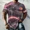Men's Halloween Vintage Short Sleeve T Shirt Loose Breathable Summer Sports Streetwear Casual Daily Top with Pumpkin and Bat Print