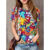 Sweet Strawberry 3D Print Women's T-Shirt - Round Neck, Soft Fabric, Casual Comfort Fit Top