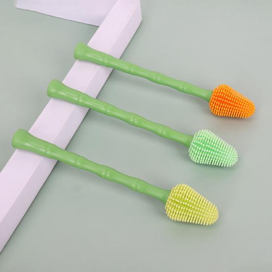 Pet Toothbrush 360-Degree Pet Toothbrush for Small Large Dogs And Cats Bamboo Shape Soft Teeth Cleaning Brush for Dental Care
