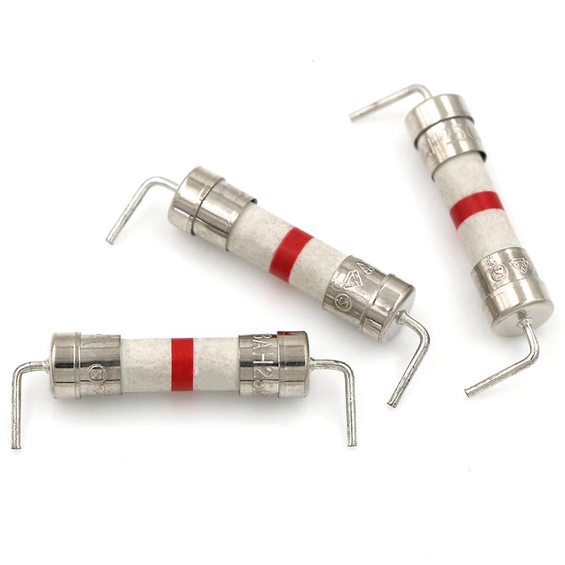 5Pcs 8A 250V 5*20Mm Ceramic Body Delay Fuse Axial Lead Fuse