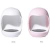 Mini Uv Led Portable Nail Dryer for Gel Nails USB Interface Q Shape Phototherapy Quick Drying Nail Lamp for Travel Or Home DIY Manicure(White)
