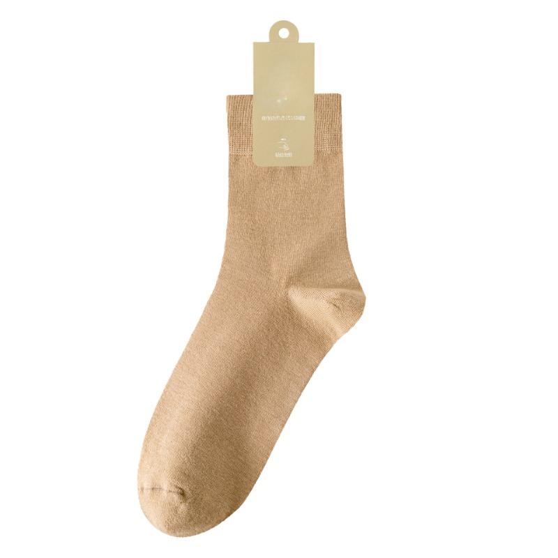 Men's Spring and Autumn Pure Cotton Business Boneless Antibacterial Deodorant Socks