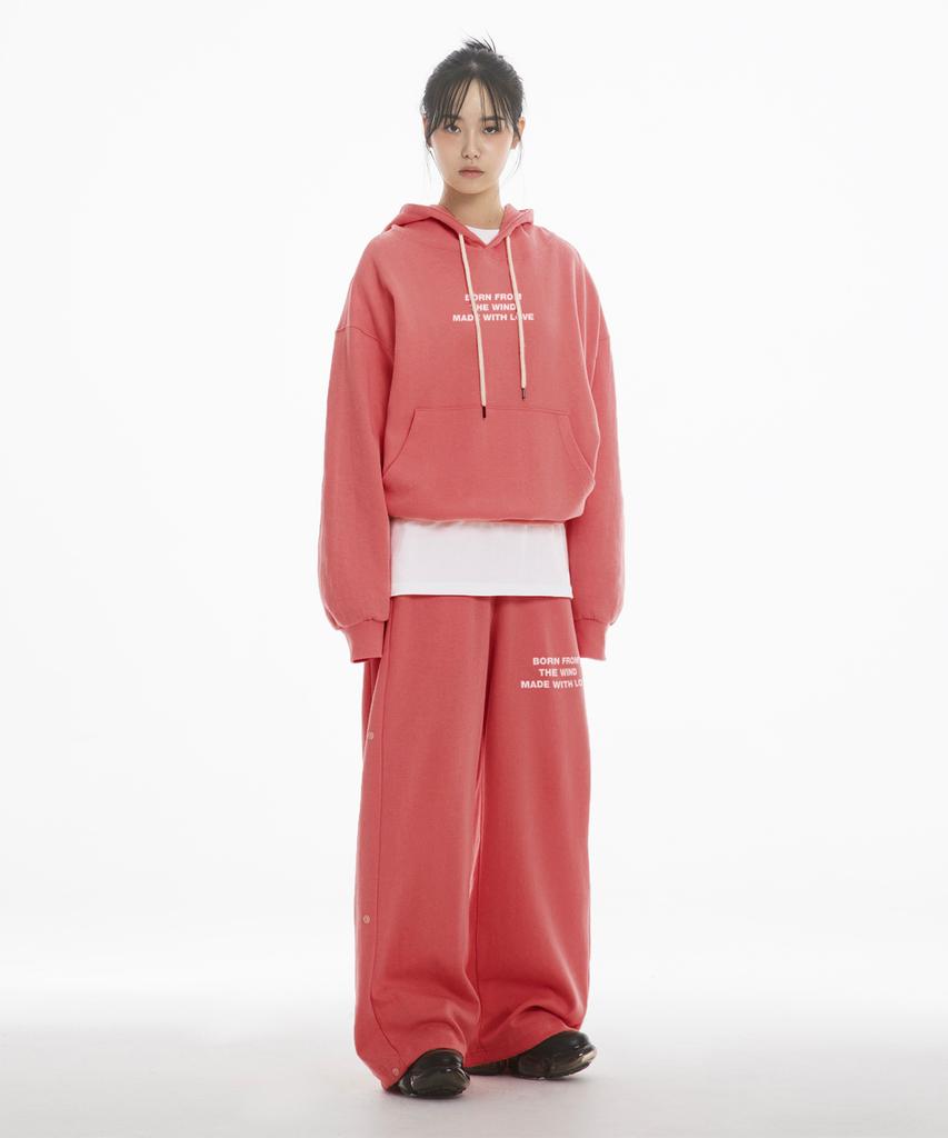 (Setup) Mwl Hoodie Snap Pants – Red