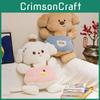 Plush Dog And Rabbit Toy Soft Cute Baking Theme Gift For Kids And Teens