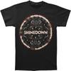 Shinedown Férfi Korongos Póló Fekete