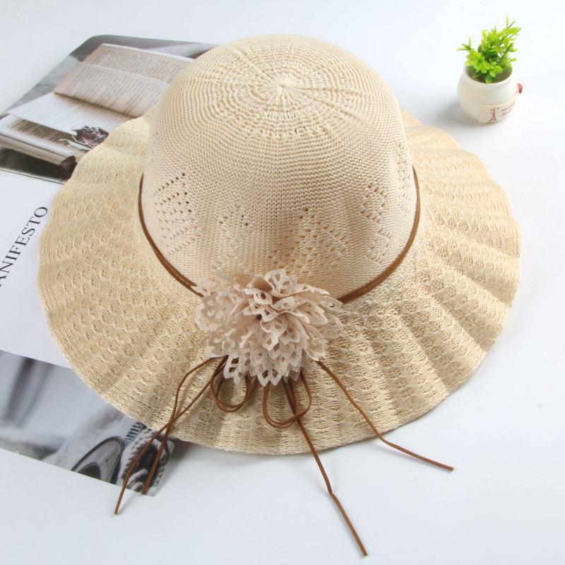 Hat Brim Womens Straw Wide Summer 2024 Sun Protection Beach Hat